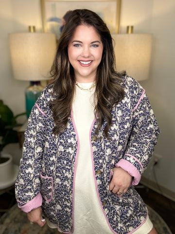 Blueberry Curvy Jacket