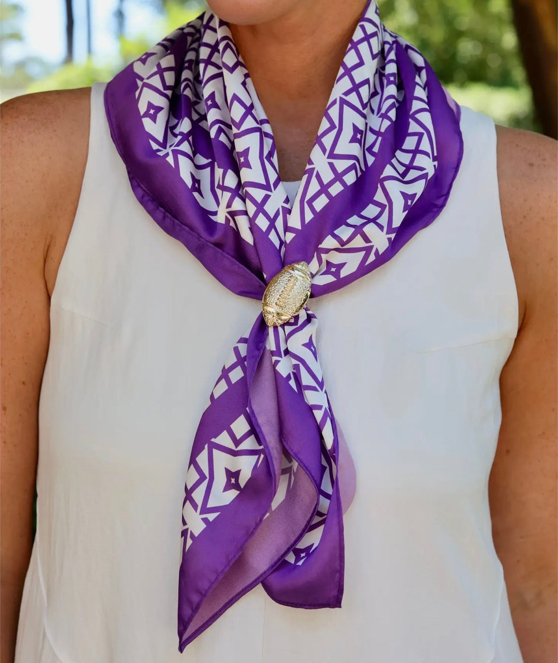 Caroline Hill | Langston Scarf-Purple