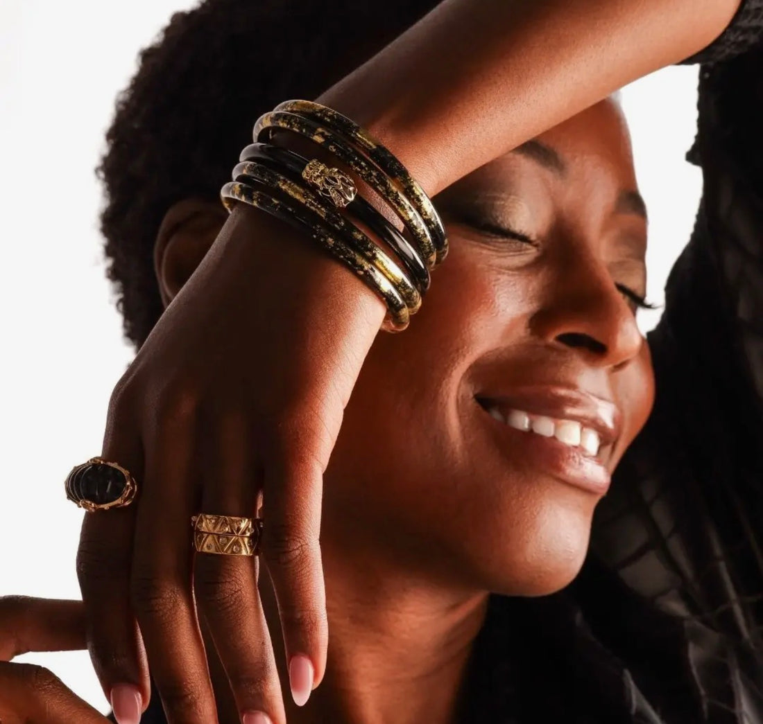 BuDhaGirl | Fauna Lion All Weather Bangle® (Awb®)
- Black