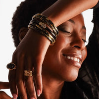 BuDhaGirl | Fauna Lion All Weather Bangle® (Awb®)
- Black