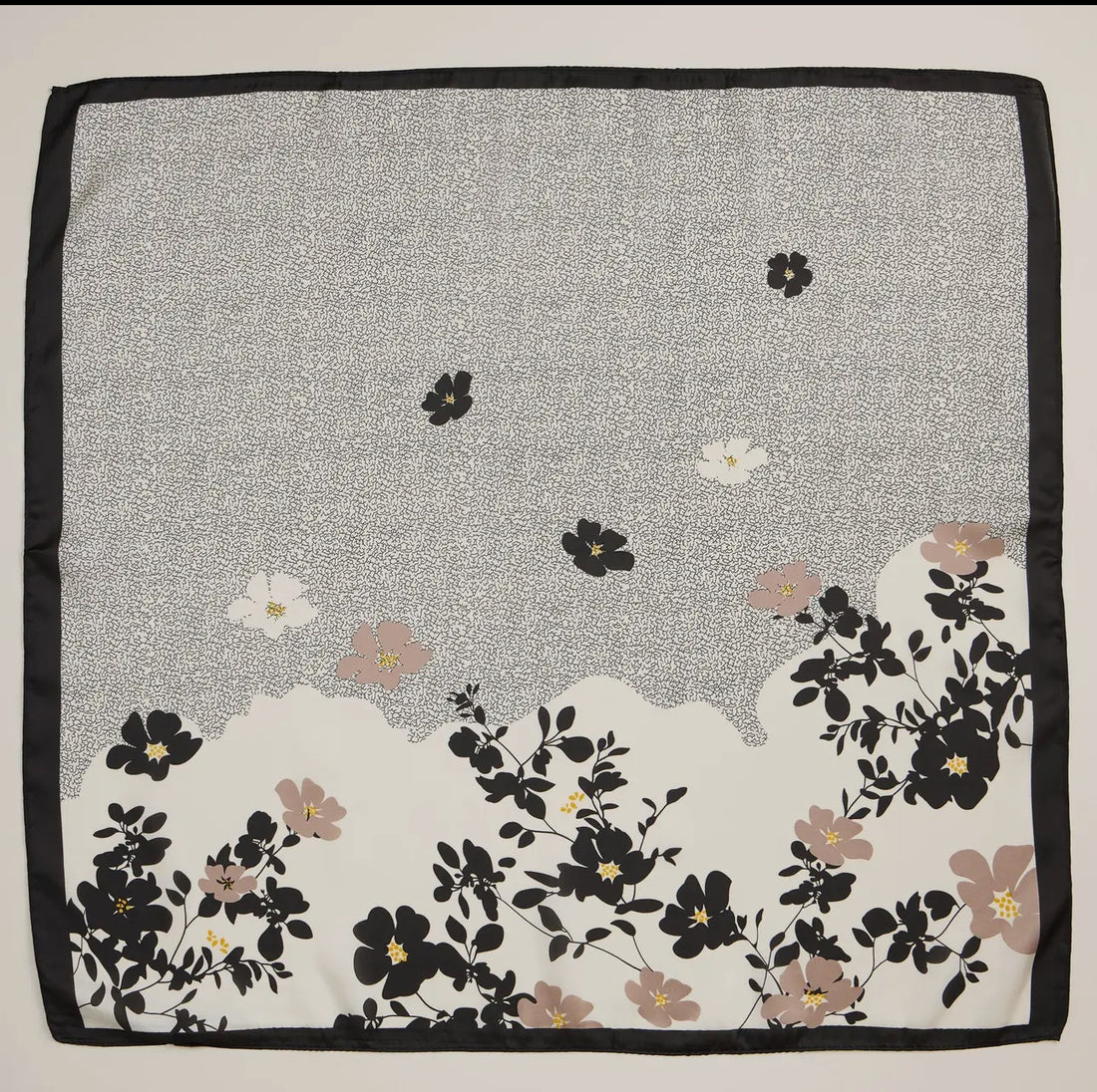 Minimalist Floral Scarf