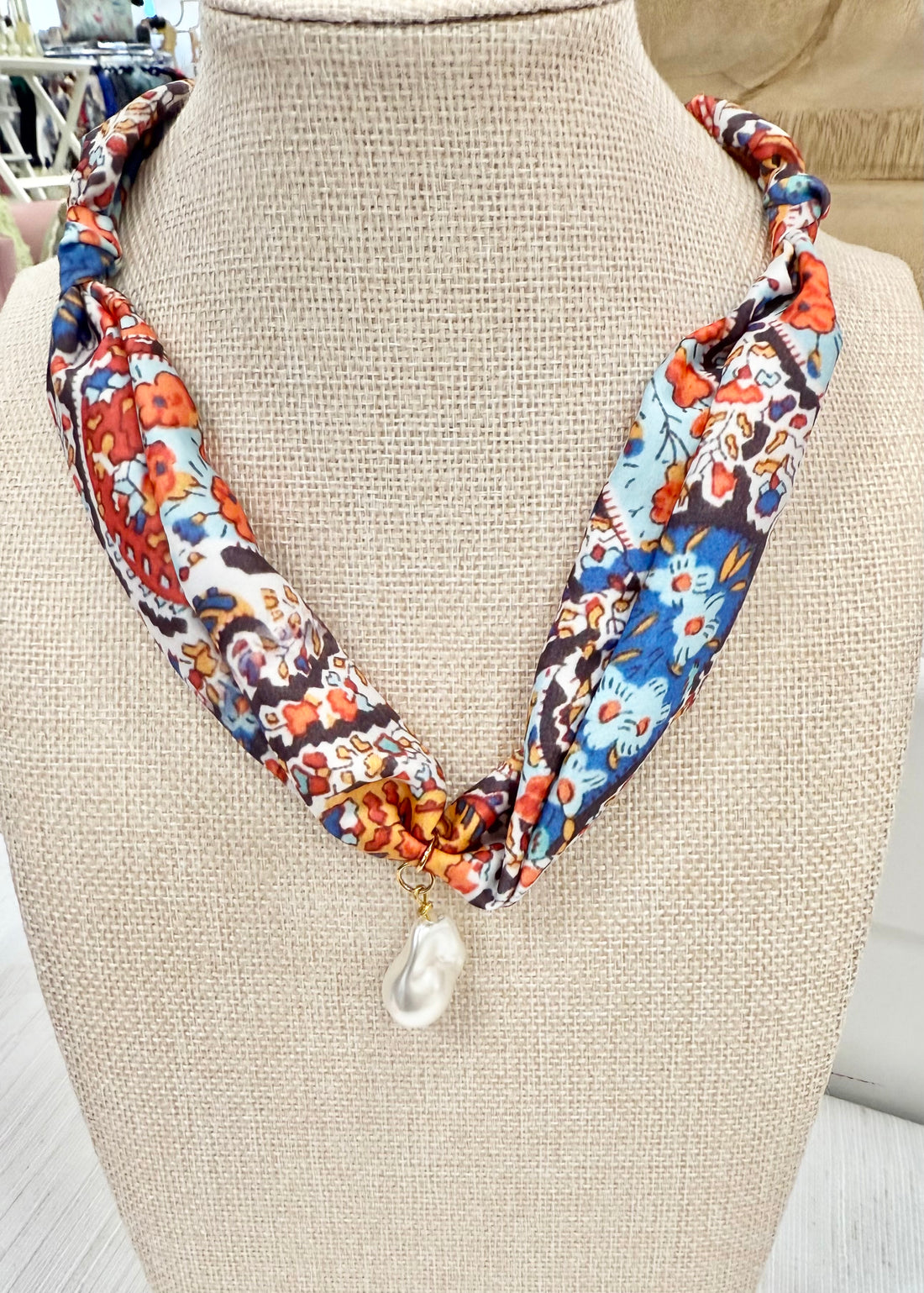 Soft Feelings Scarf Necklace-2 Styles!