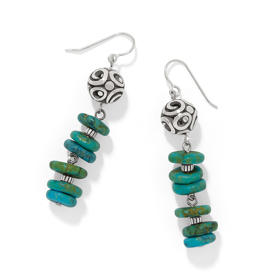 Brighton | Contempo Sonoma Verde Blue French Wire Earrings