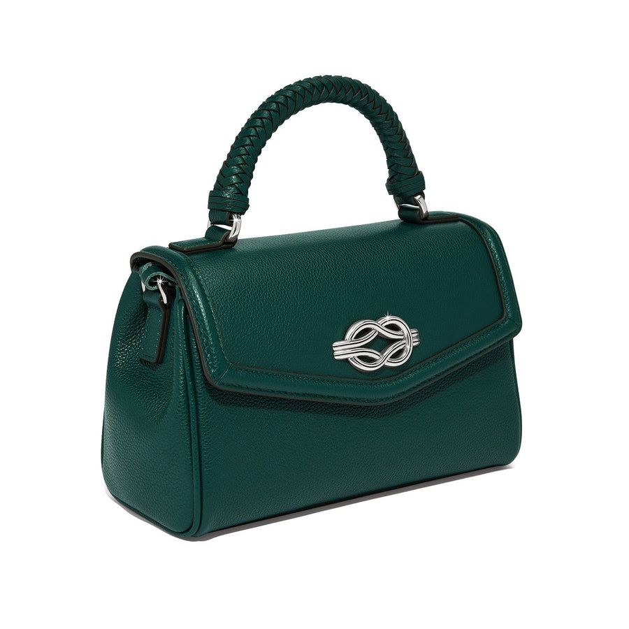 Brighton | Tate Flap Satchel-Jewel Green