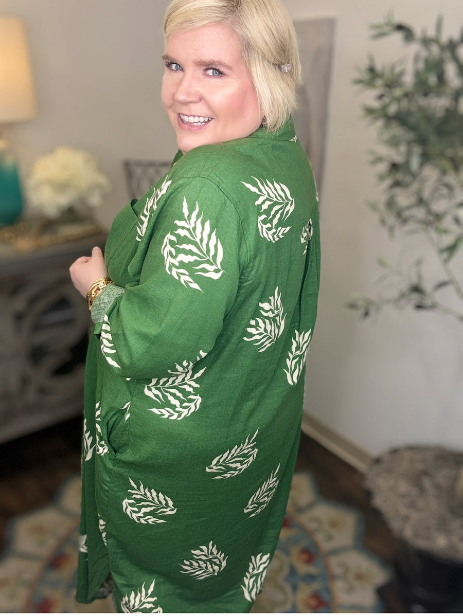 Odeon Linen Shirt Dress