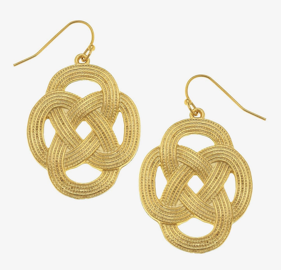 Susan Shaw | Gold Filigree Earrings