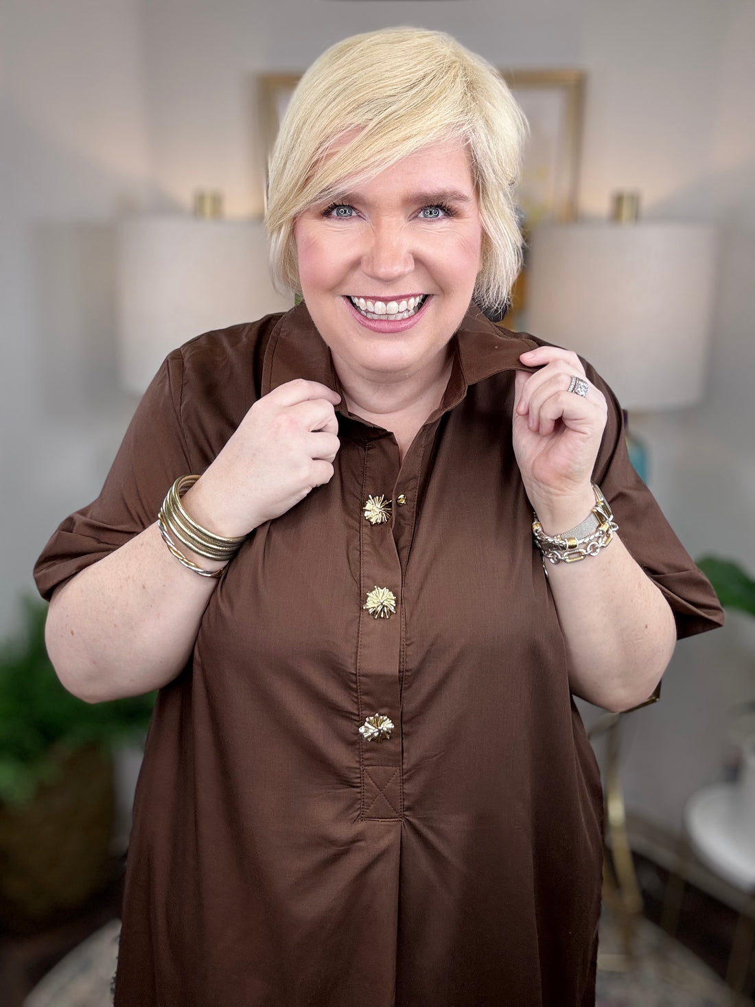 Charmed Life Dress-Chocolate