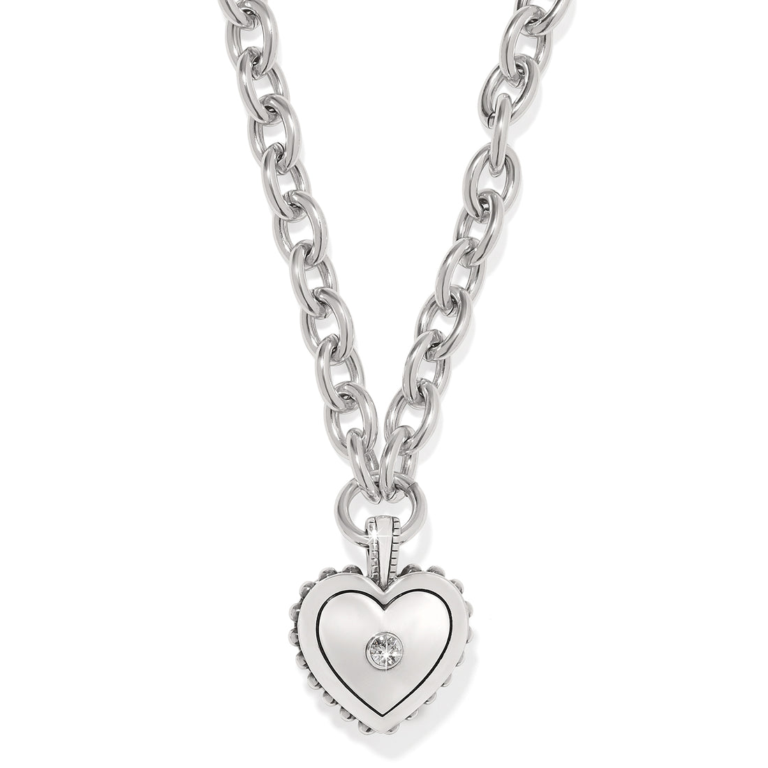 Brighton | Pretty Tough Bold Heart Necklace - The Shoppes at Coldwater