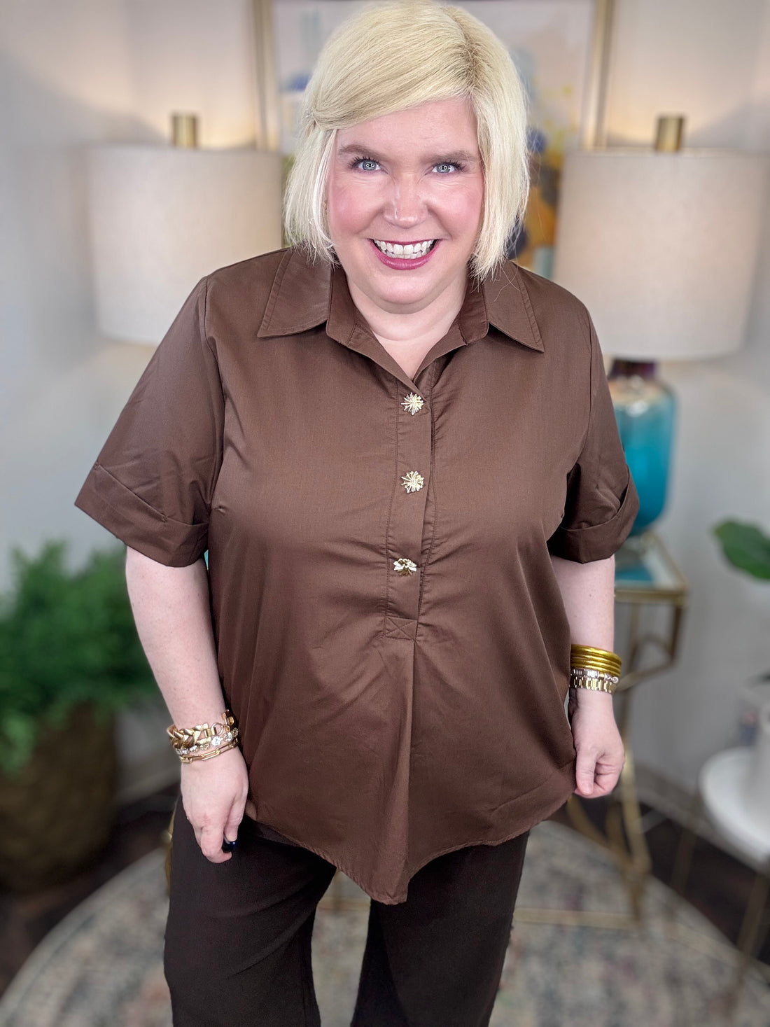 Charmed Life Top-S-2X! 4 Colors!