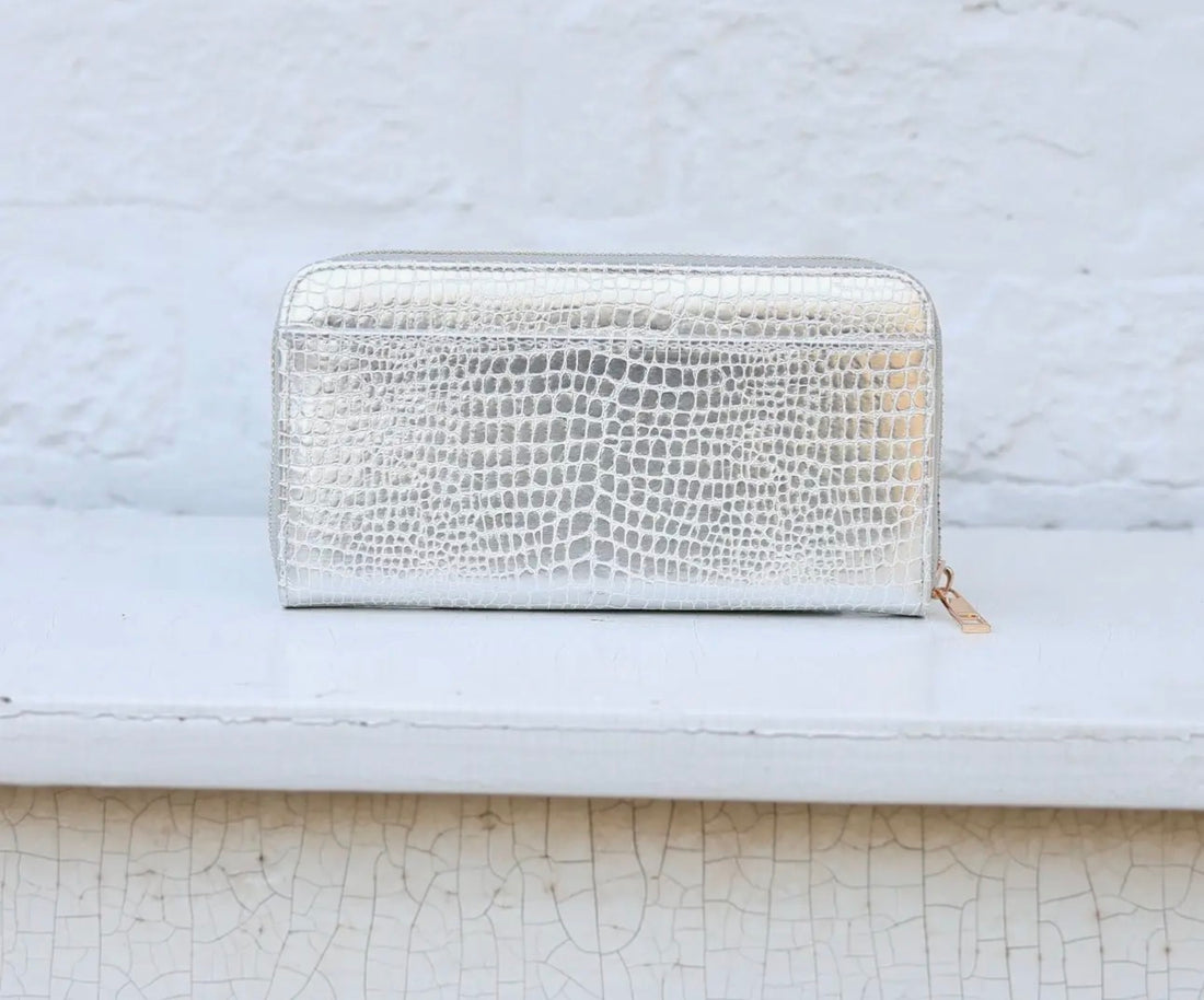 Caroline Hill | Penelope Wallet-Silver EC