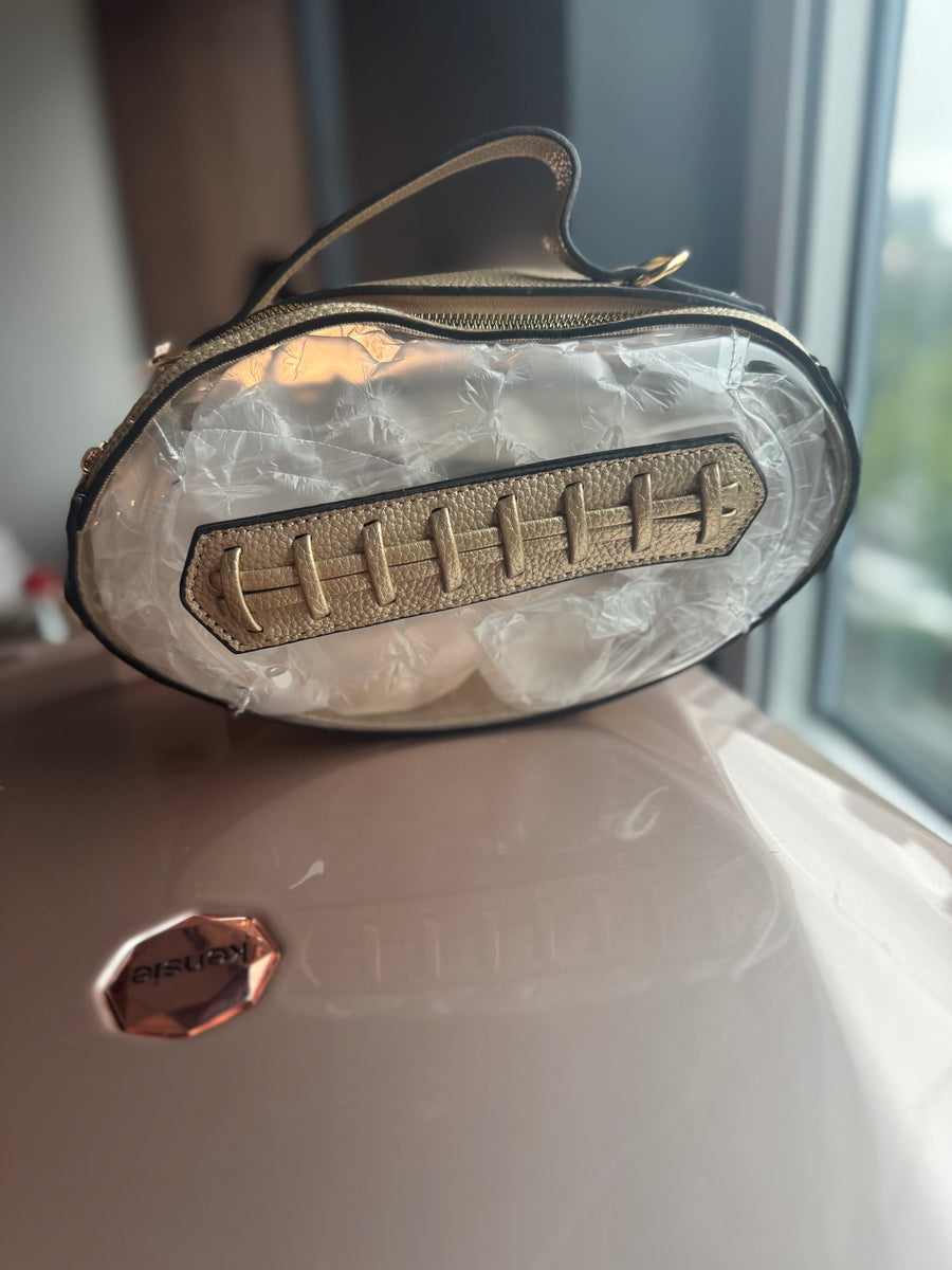 Clear Football Purse