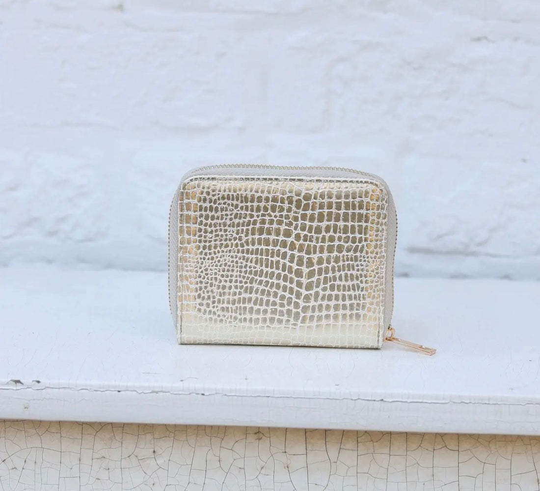 Caroline Hill | Blakely Wallet-Gold EC