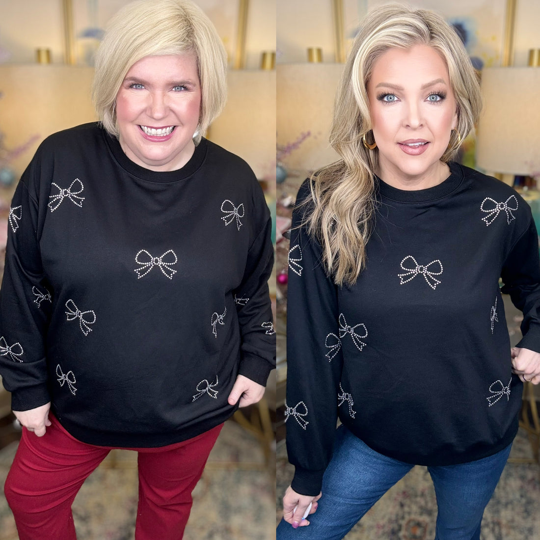 Bows and Glitz Sweatshirt