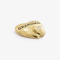 Grandma Double Heart Magnetic Frame Charm