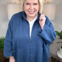 Coco & Carmen | Heavenly Luxe Zip Cardigan