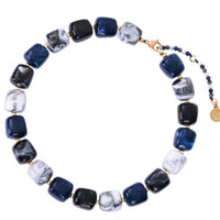 Cape Diablo | Chunky Square Bead Necklace-7 Colors