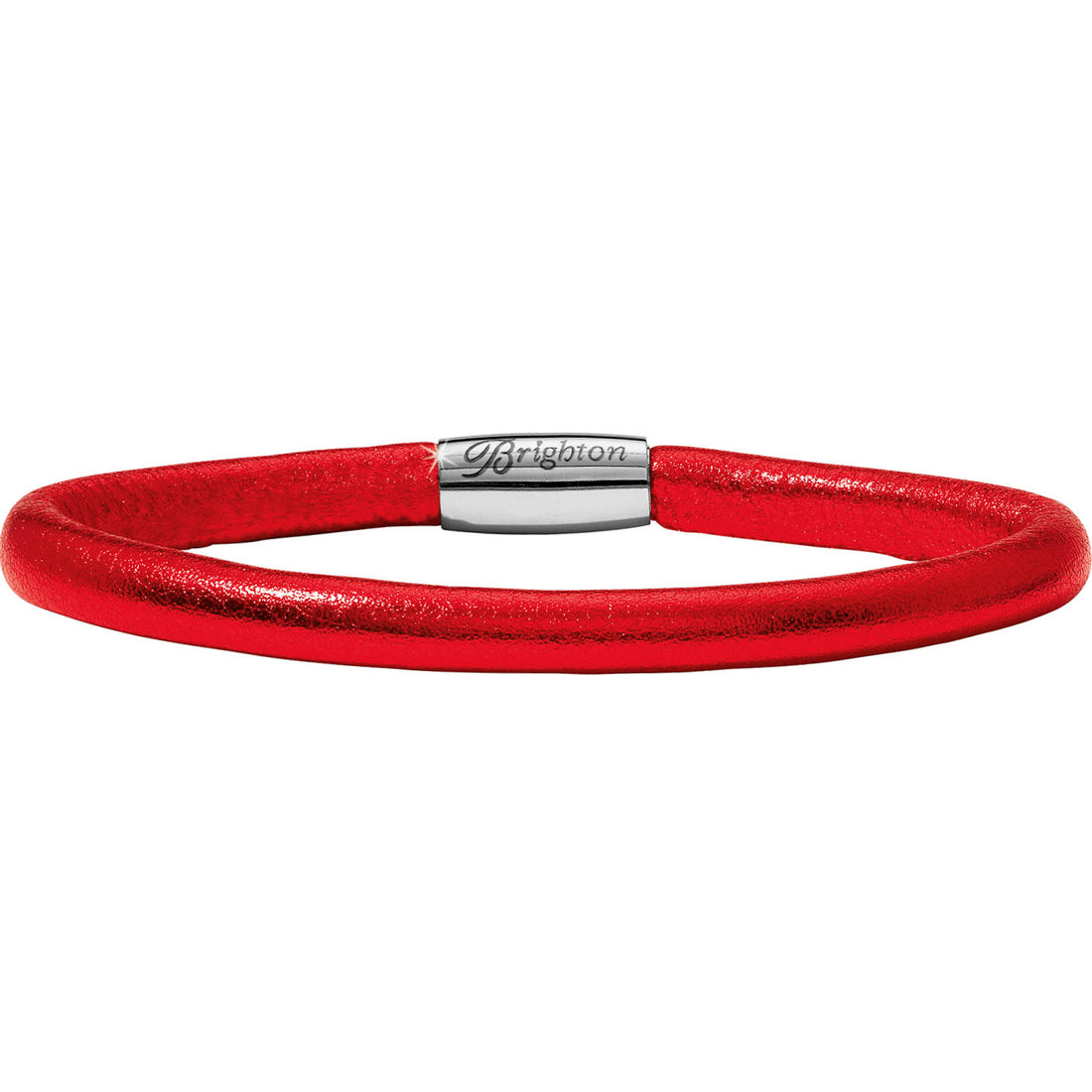Brighton | Woodstock Metallic Single Bracelet-Metallic Red