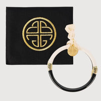 BuDhaGirl | Black/Ivory Yin & Yang All Weather
Bangles® (Awb®)