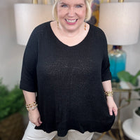 Looking Forward Curvy Sweater