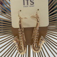 Saxophone Earrings