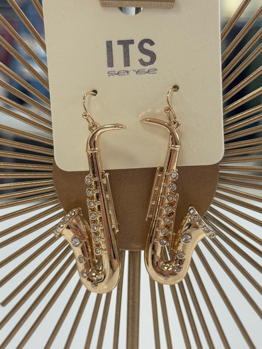 Saxophone Earrings