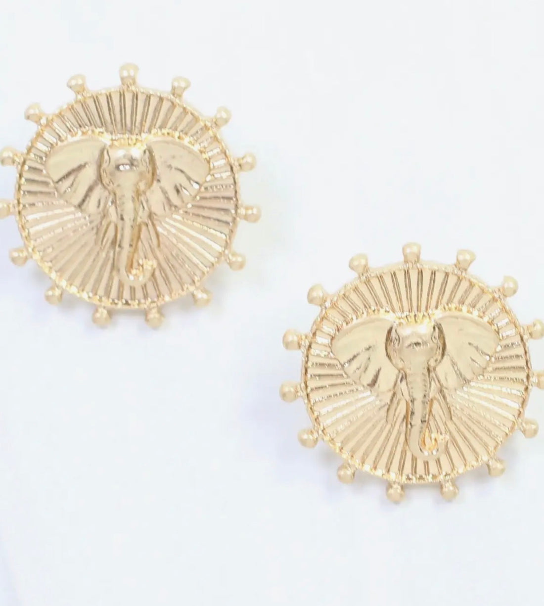 Caroline Hill | Carmen Coin Earring-Elephant