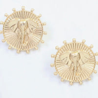 Caroline Hill | Carmen Coin Earring-Elephant