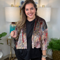 Shannon Passero | Effie Velvet Topper-Persian Print
