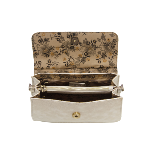 Joy Susan | Aria Ring Bag-Metallic Silver