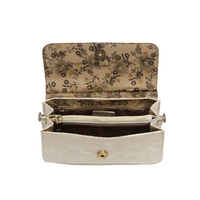 Joy Susan | Aria Ring Bag-Metallic Silver