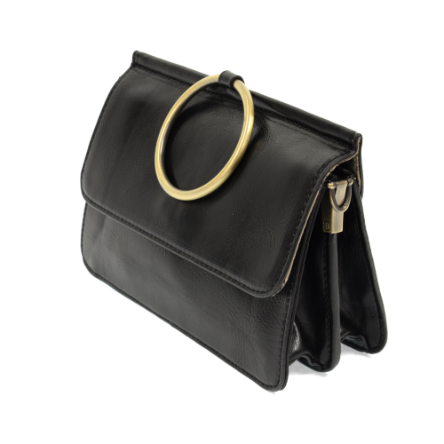 Joy Susan | Aria Ring Bag-Black