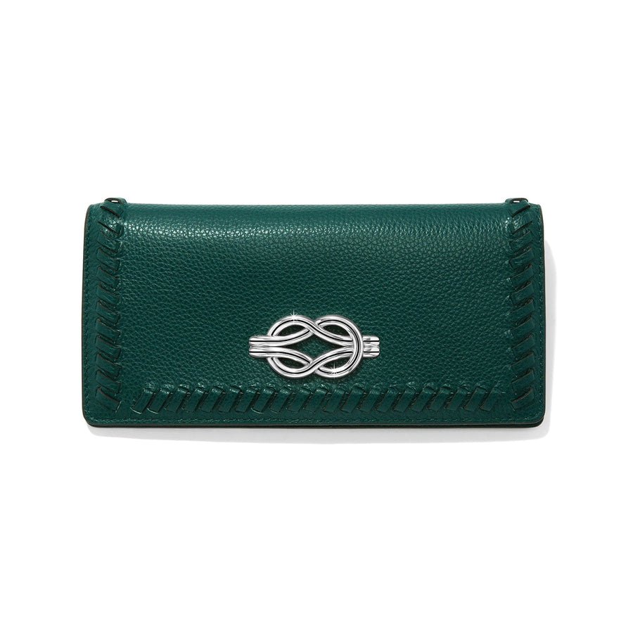 Brighton | Interlok Harmony Slim Folio-Jewel Green