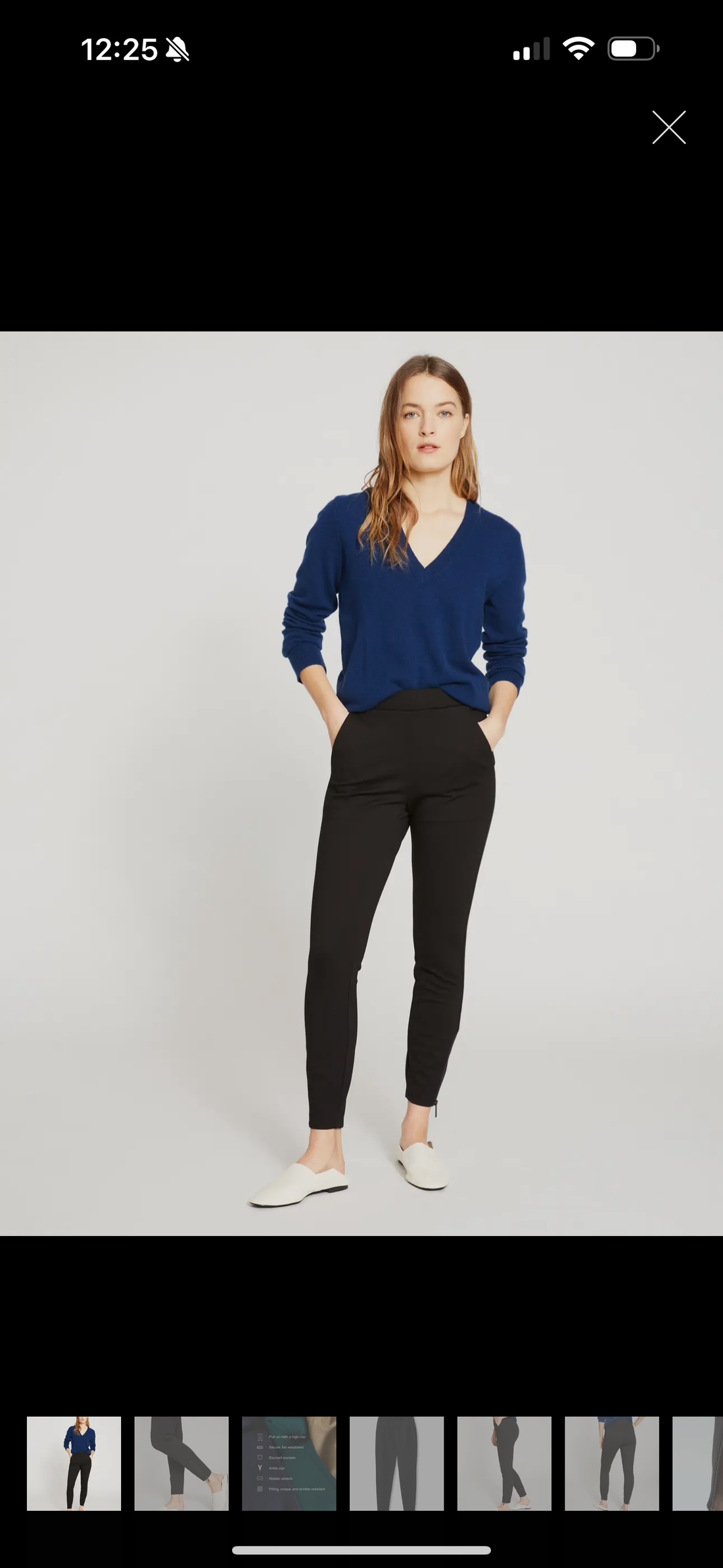 Moro Pocket Signature Ponte Pants-Black