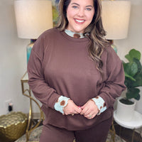 Dotted Line Layering Shirt-S-3X, 2 Colors!