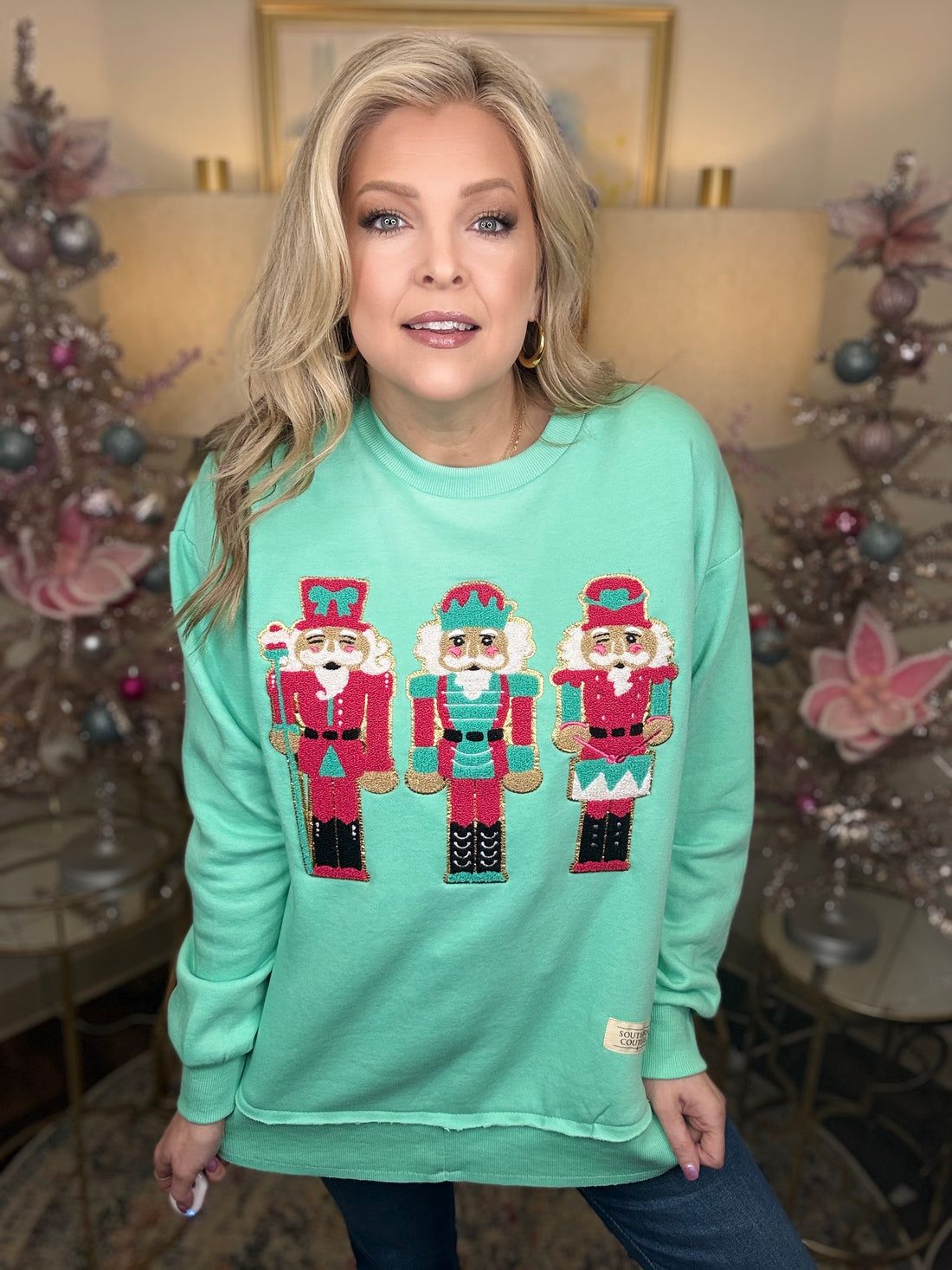 Nutcracker Appliqué Sweatshirt