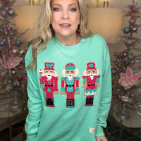 Nutcracker Appliqué Sweatshirt