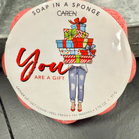 Caren Christmas Soap Sponges-8 Styles!!