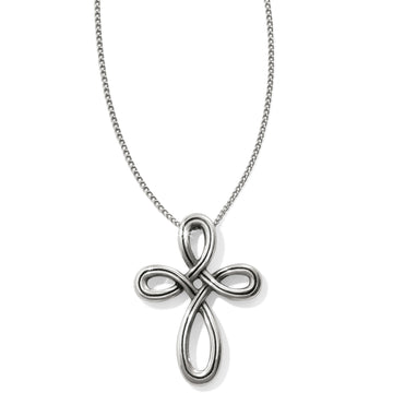 Brighton | Interlok Petite Cross Necklace