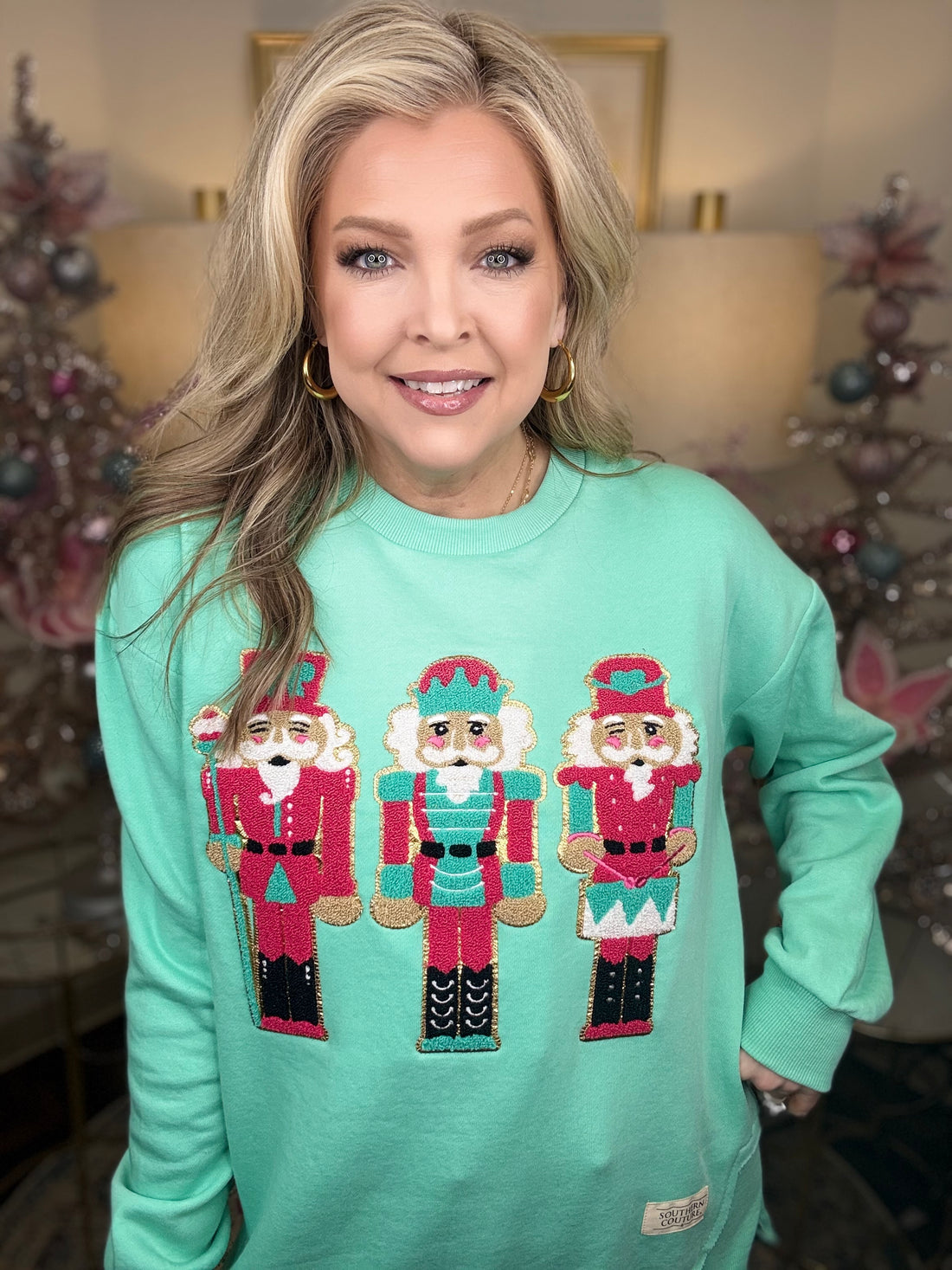 Nutcracker Appliqué Sweatshirt