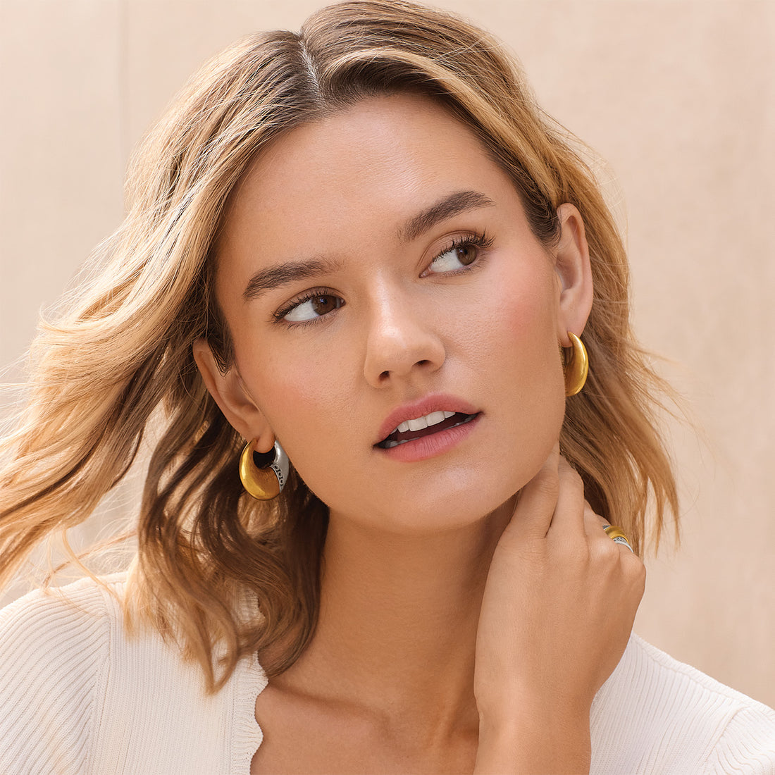 Brighton | Inner Circle Oval Hoop Earrings