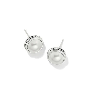 Brighton | Pebble Dot Pearl Post Earrings