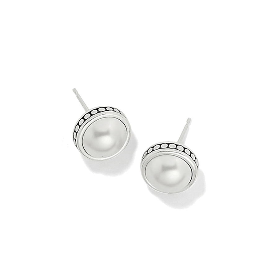 Brighton | Pebble Dot Pearl Post Earrings