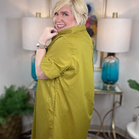 Charmed Life Dress-Martini Olive