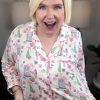 Mary Square Pajamas-Christmas Cottage