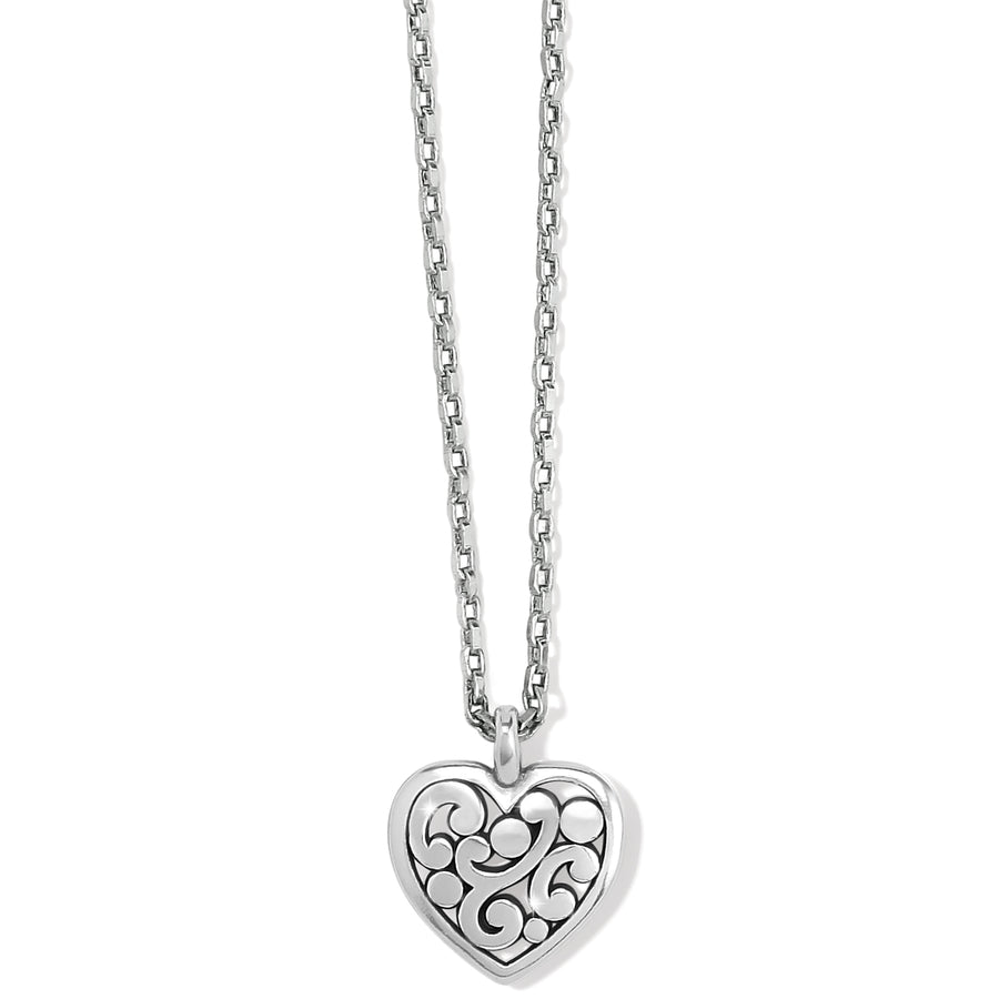 Brighton | Contempo Heart Necklace Silver