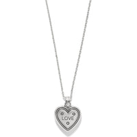 Brighton | Mosaic Heart Two Tone Petite Necklace