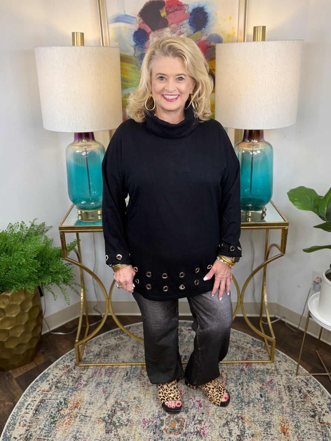 Coco & Carmen | Michelle Cowl Neck Tunic