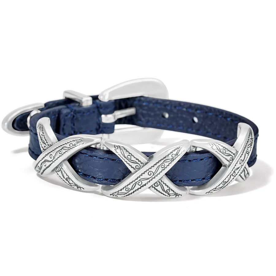Brighton | Kriss Kross Etched Bandit Bracelet-7 Colors