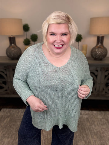 The Knitted Curvy Sweater