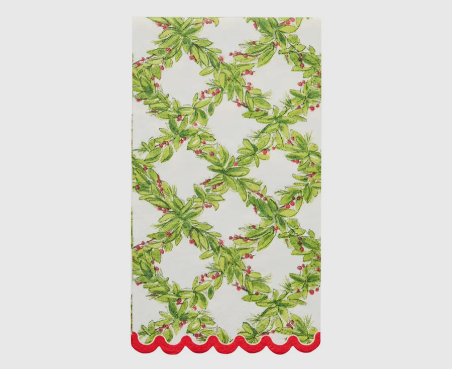 Sophistiplate Guest Towels-Holly Berry